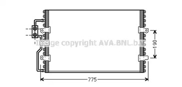 Конденсатор кондиционера AVA QUALITY COOLING CN5093