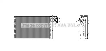 Теплообменник отопление салона AVA QUALITY COOLING CN6191