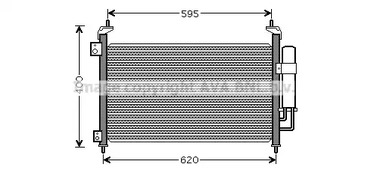 Радиатор кондиционера AVA QUALITY COOLING HD5213D