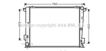 Радиатор охлаждения двигателя AVA QUALITY COOLING HY2191