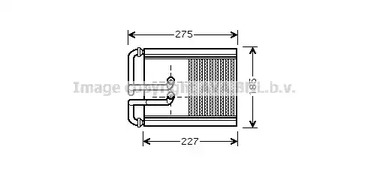 Радиатор печки AVA QUALITY COOLING HY6168