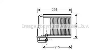 Теплообменник отопления салона AVA QUALITY COOLING HY6213