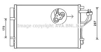 Конденсатор кондиционера AVA QUALITY COOLING HYA5308D