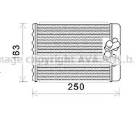 Радиатор печки AVA QUALITY COOLING HYA6232