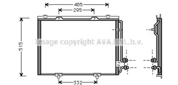 Конденсатор кондиционера AVA QUALITY COOLING MS5232