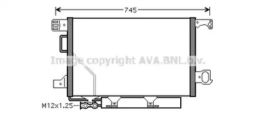 Конденсатор кондиционера AVA QUALITY COOLING MS5360D