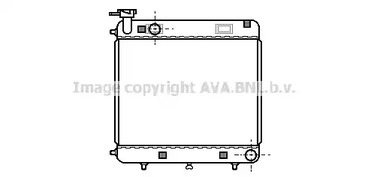 Радиатор охлаждения двигателя AVA QUALITY COOLING MSA2085