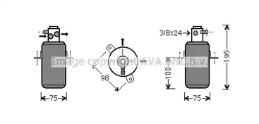 Осушитель кондиционера AVA QUALITY COOLING MSD266