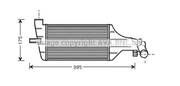 Интеркулер AVA QUALITY COOLING OLA4374