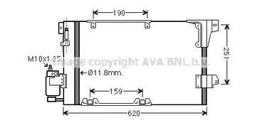 Конденсатор кондиционера AVA QUALITY COOLING OLA5251D