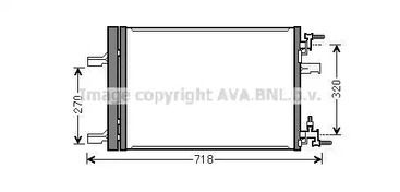 Конденсатор кондиционера AVA QUALITY COOLING OLA5500D