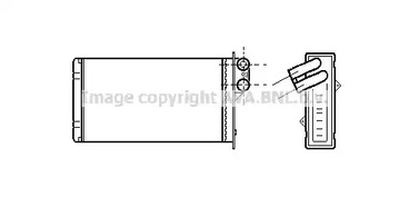 Теплообменник отопления салона AVA QUALITY COOLING PEA6118