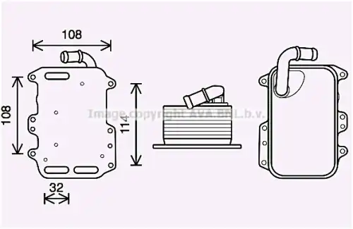Масляный радиатор AVA QUALITY COOLING AI3405