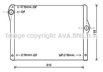 Радиатор системы охлаждения AVA QUALITY COOLING BW2430
