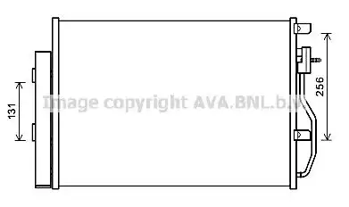 Радиатор кондиционера AVA QUALITY COOLING CTA5048D