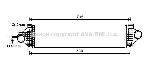 Интеркулер AVA QUALITY COOLING FDA4473