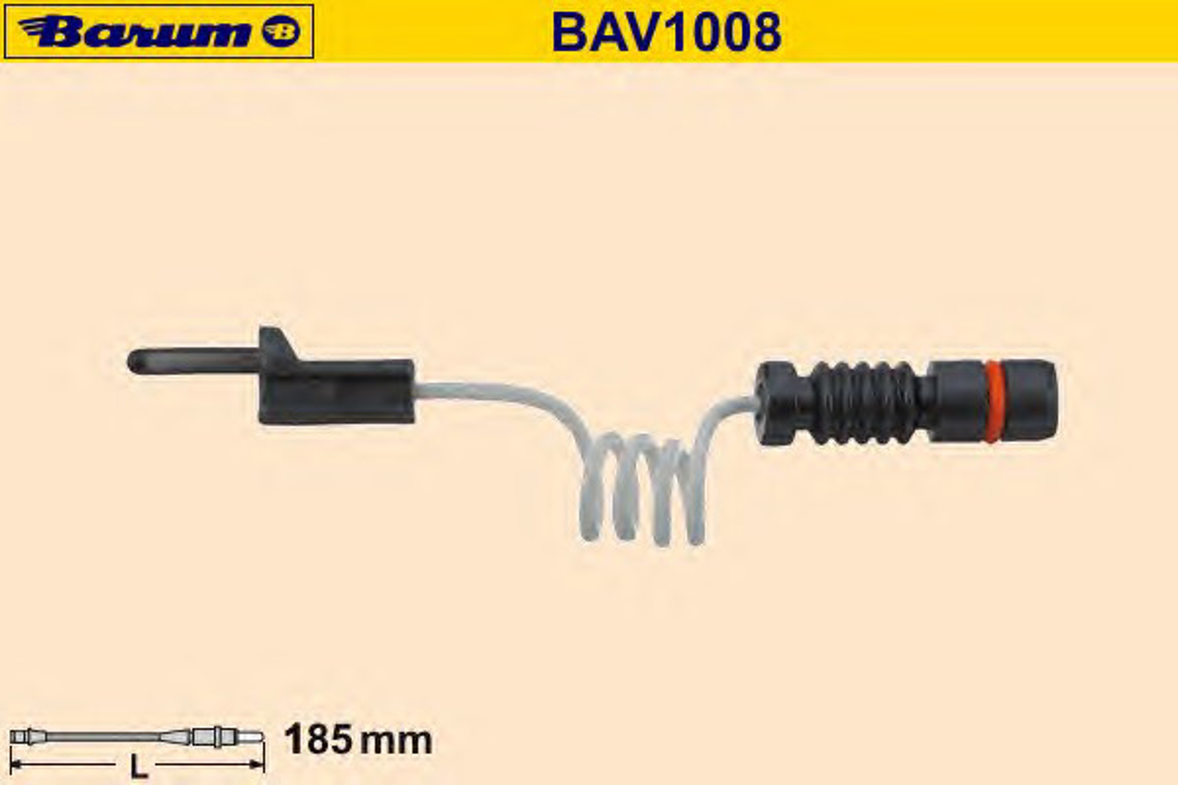 Датчик износа тормозных колодок BARUM BAV1008