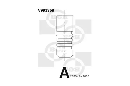 Выпускной клапан BGA V991868