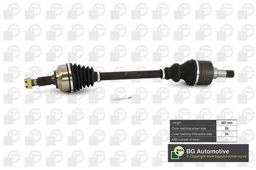 Полуось BGA DS6736L