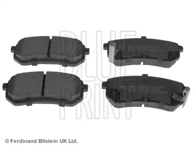Комплект тормозных колодок дискового тормоз BLUE PRINT ADG04267