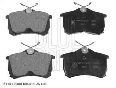 Тормозные колодки дисковые BLUE PRINT ADH24257