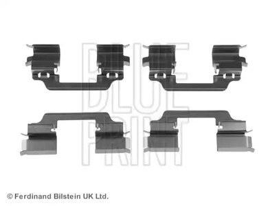 Комплектующие колодки дискового тормоза BLUE PRINT ADH248604