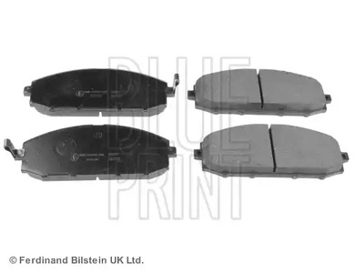 Комплект тормозных колодок дискового тормоз BLUE PRINT ADN14287