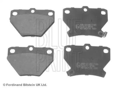 Комплект тормозных колодок дискового тормоз BLUE PRINT ADT342114