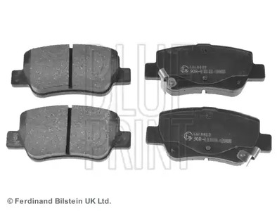 Комплект тормозных колодок дискового тормоз BLUE PRINT ADT342183