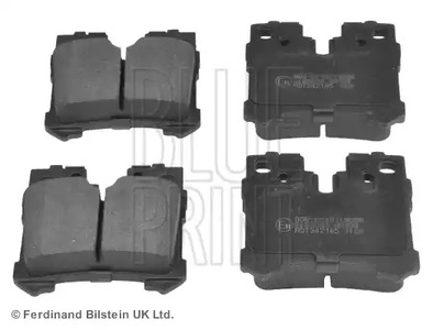 Комплект тормозных колодок дискового тормоз BLUE PRINT ADT342185