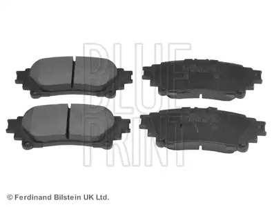 Колодки тормозные дисковые BLUE PRINT ADT342186