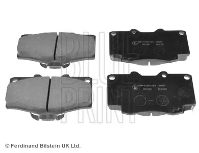 Комплект тормозных колодок дискового тормоз BLUE PRINT ADT34289
