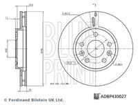 Тормозной диск BLUE PRINT ADBP430027