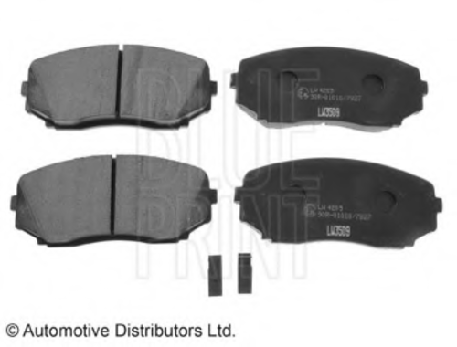 Колодки тормозные дисковые BLUE PRINT ADM54297