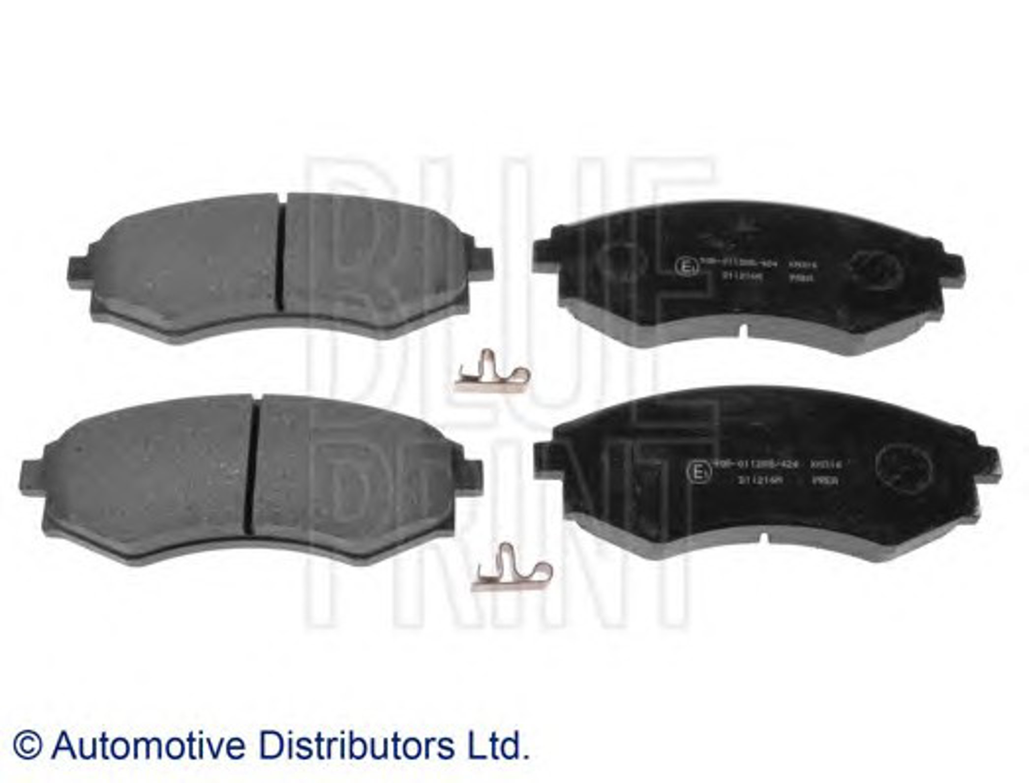 Колодки тормозные дисковые BLUE PRINT ADG042101