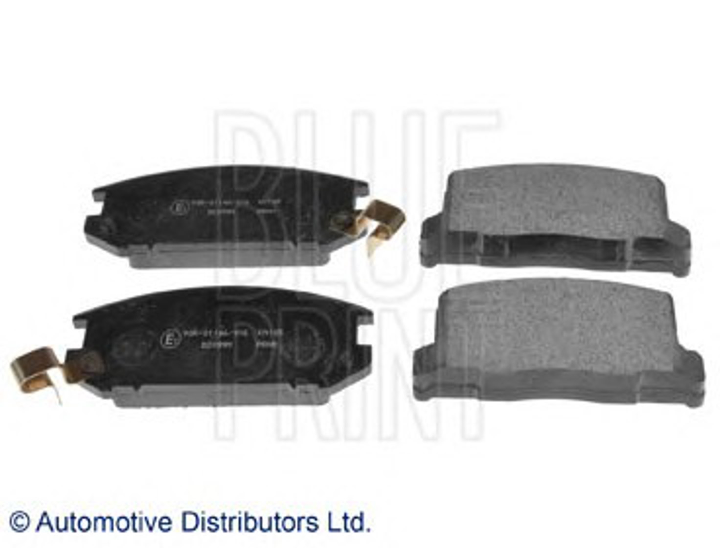 Колодки тормозные дисковые BLUE PRINT ADT34282