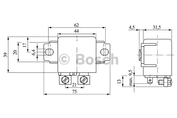 Реле BOSCH 0332002156