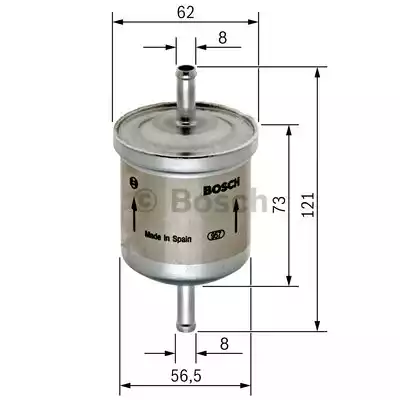Фильтр топливный BOSCH 0450905326