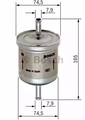 Топливный фильтр BOSCH 0450905927