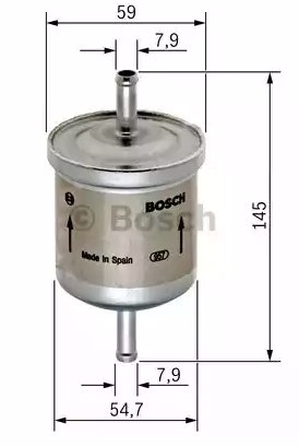 Топливный фильтр BOSCH 0450905976
