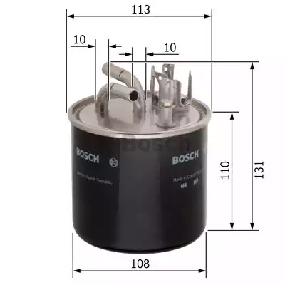 Топливный фильтр BOSCH 0450906458