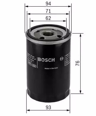 Фильтр масляный BOSCH 0451103341
