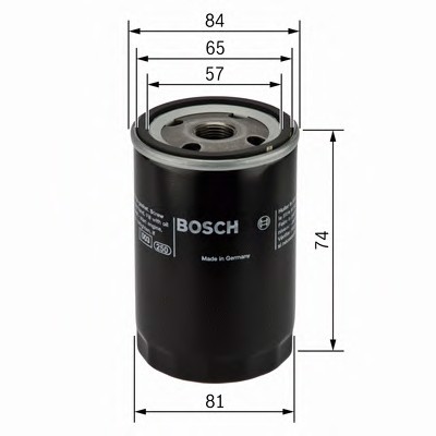 Фильтр масляный BOSCH 0986452016
