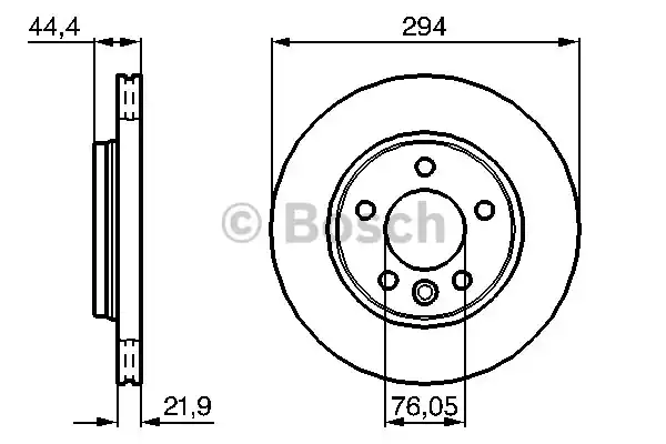 Тормозной диск BOSCH 0986479097