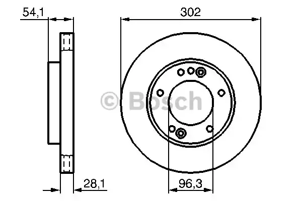 Тормозной диск BOSCH 0986479230