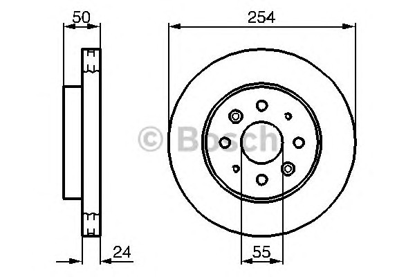 Диск тормозной BOSCH 0986479231