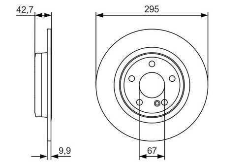 Тормозные диски BOSCH 0986479A04