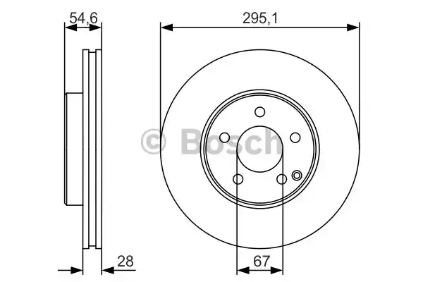 Тормозной диск BOSCH 0986479R99