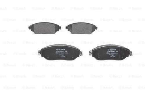 Комплект тормозных колодок дискового тормоза BOSCH 0986494817