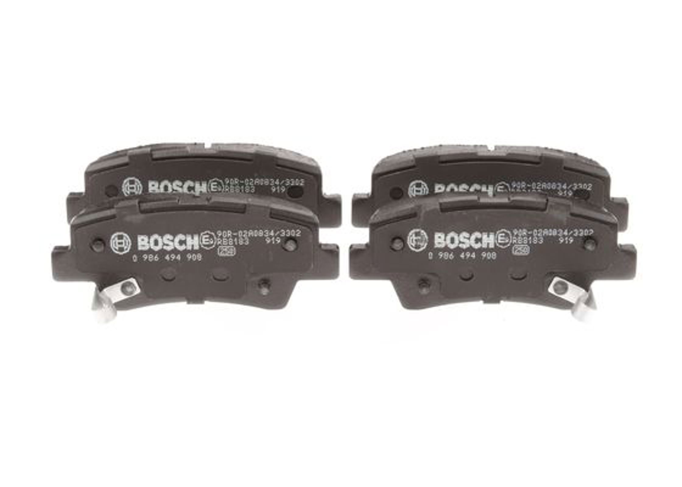 Колодки тормозные дисковые зад BOSCH 0986494908